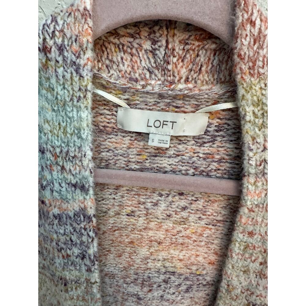 rainbow knit cardigan -small - Picture 2 of 3